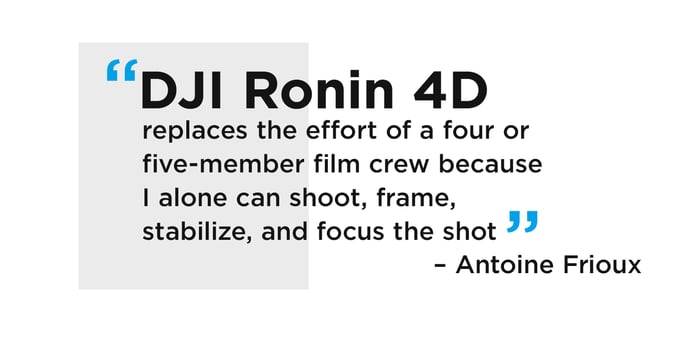 DJI ViewPoints - The Art of Freestyle Framing - DJI Ronin 4D - Quote